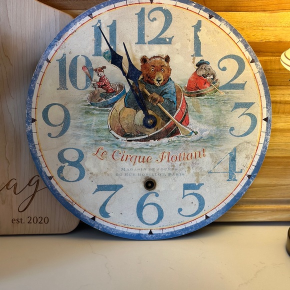 Timeworks Storytime Clock - Le Cirque Flottant - Picture 2 of 2
